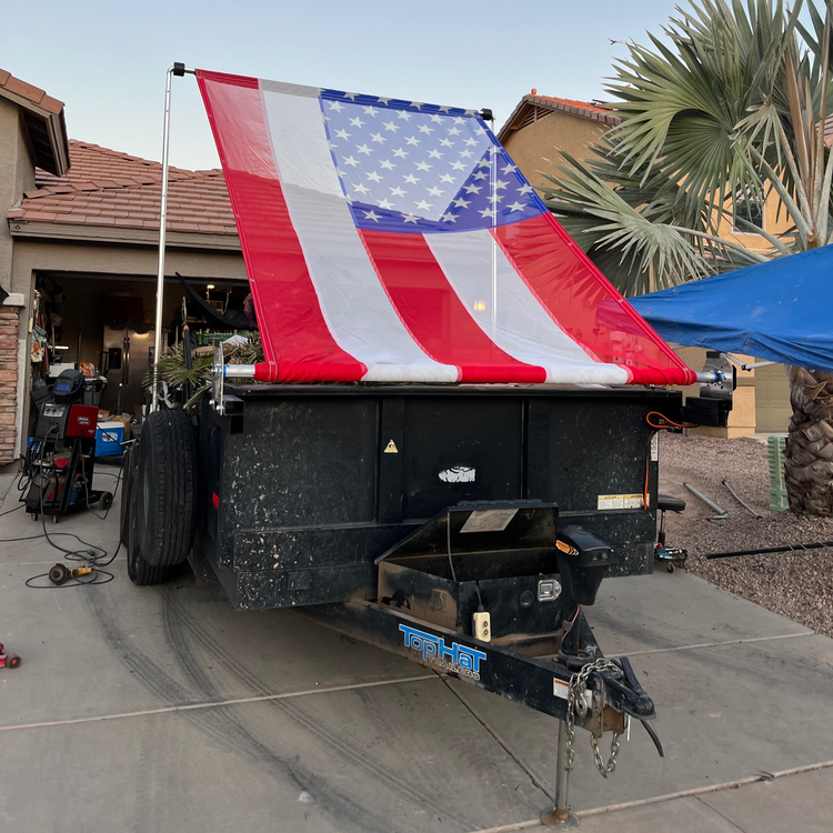 How to Install a Electric Tarp System on a Pull-Behind Dump Trailer Without Factory Pivot Pin Mounts