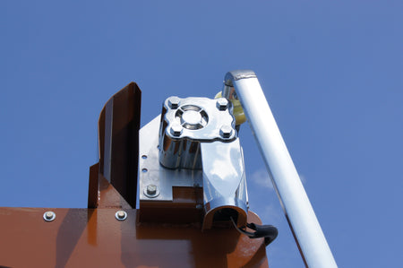 5 Spring Polished Aluminum Electric External Dump Truck Tarp System (Patriot) - kym-industries