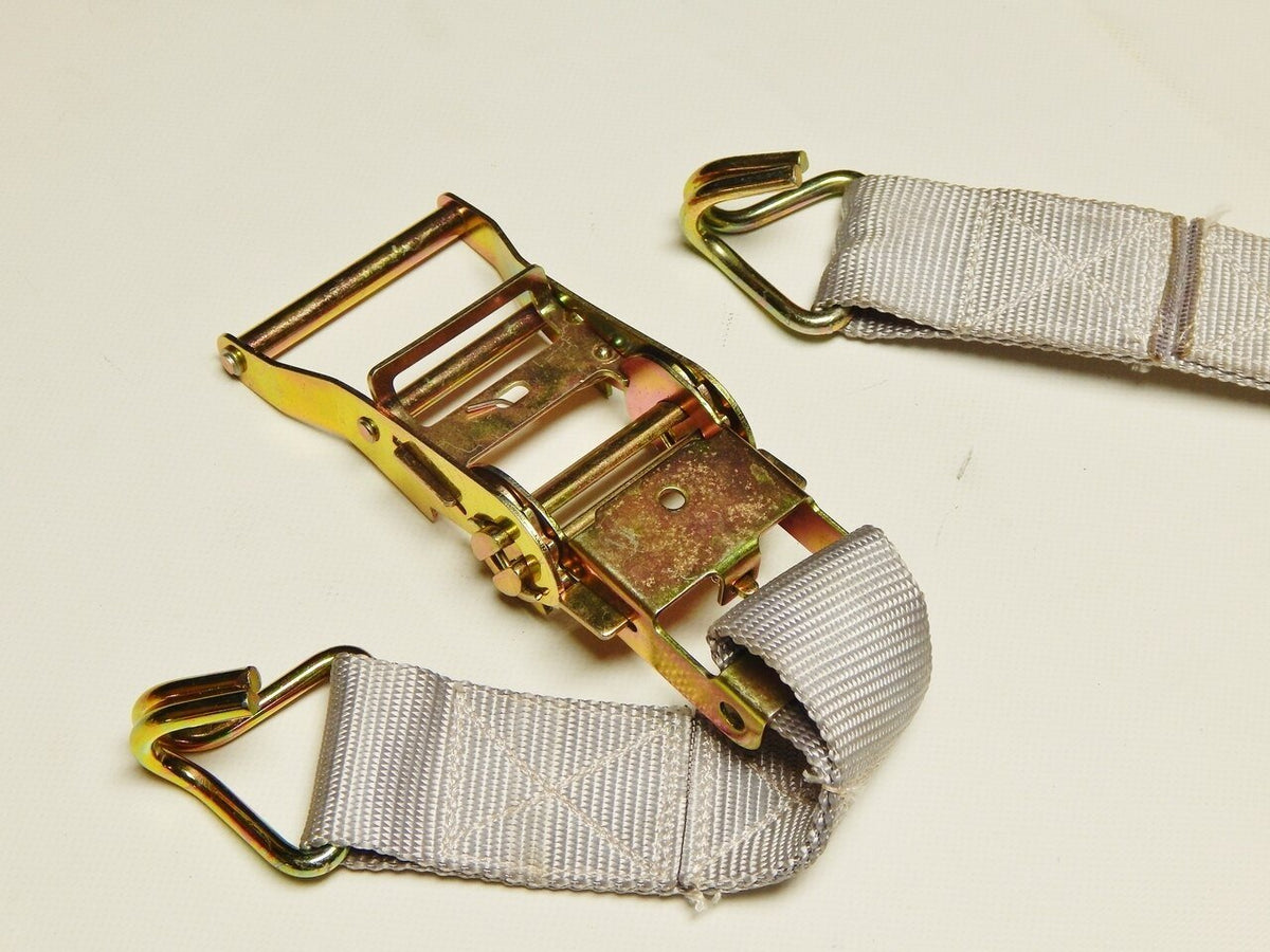 2" Ridge Strap and Ratchet Set with Hook 46' Length - kym-industries