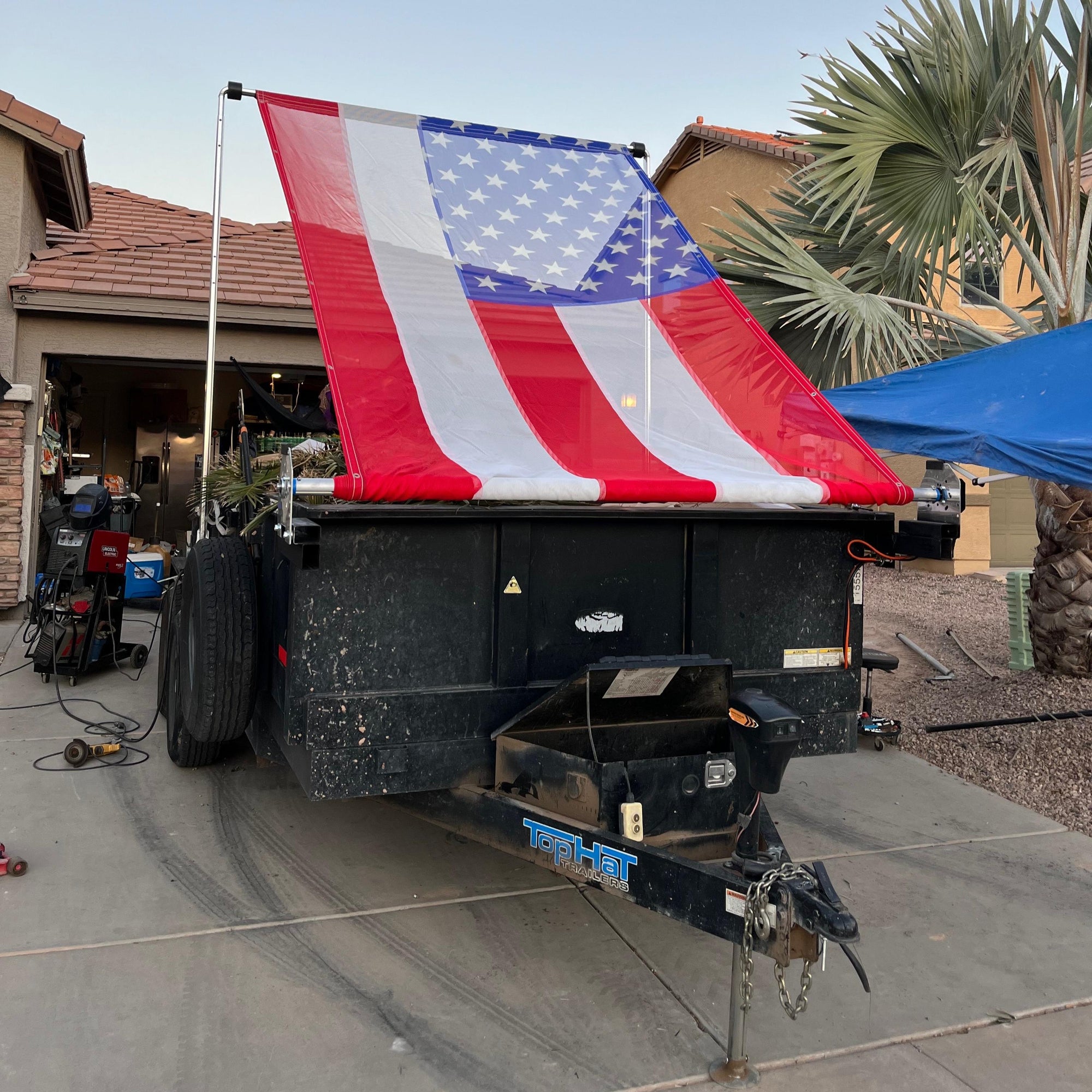 How to Install a Electric Tarp System on a Pull-Behind Dump Trailer Without Factory Pivot Pin Mounts