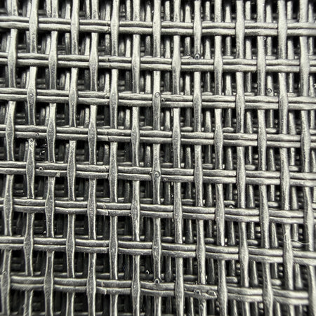 Close-up of a woven mesh pattern