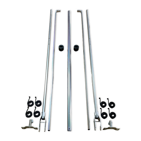 Patriot Aluminum Replacement Tarp Arms, Springs, Pins, Bumpers, and all necessary hardware.