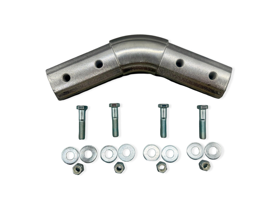45° Aluminum Elbow Insert w/ Hardware