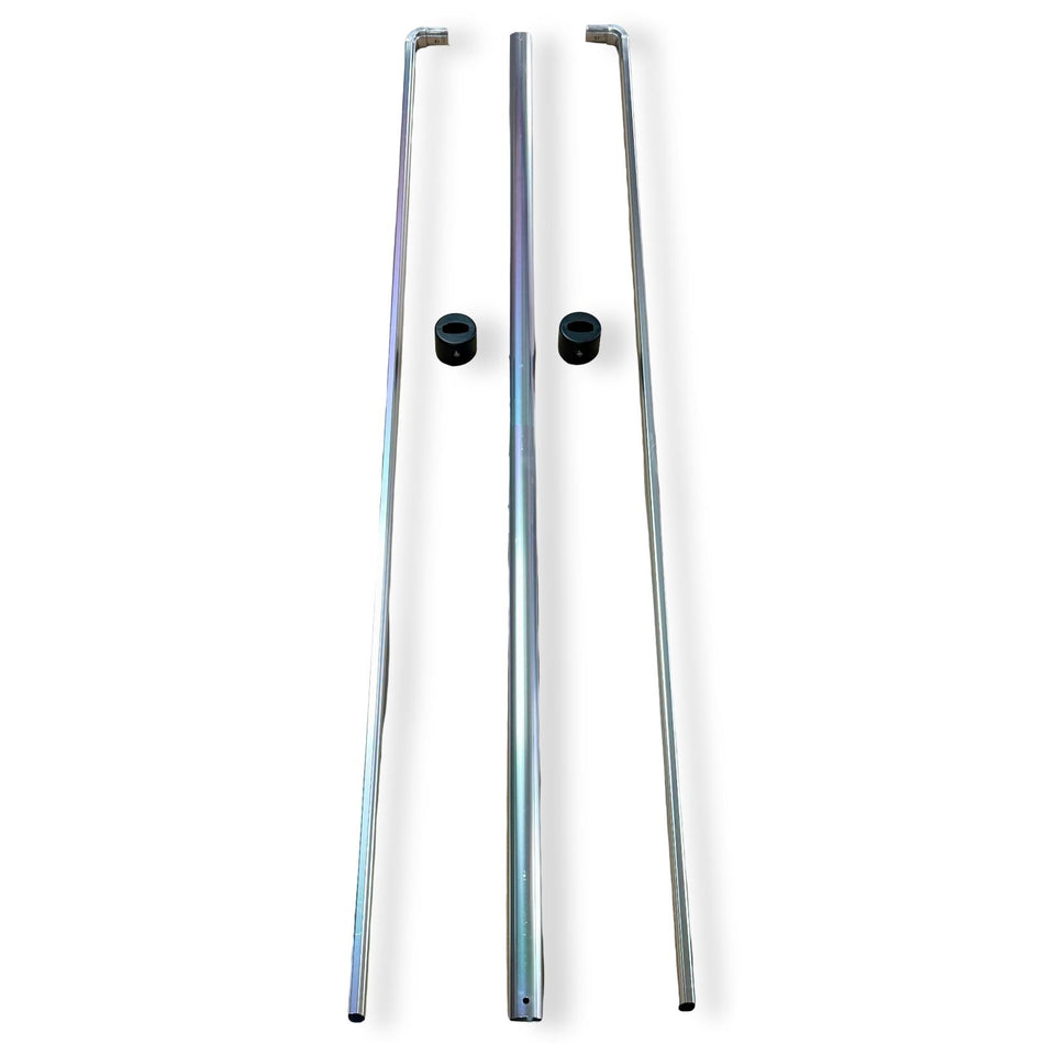 Aluminum Tarp Bow Set: Upper Arm and Cross Tube