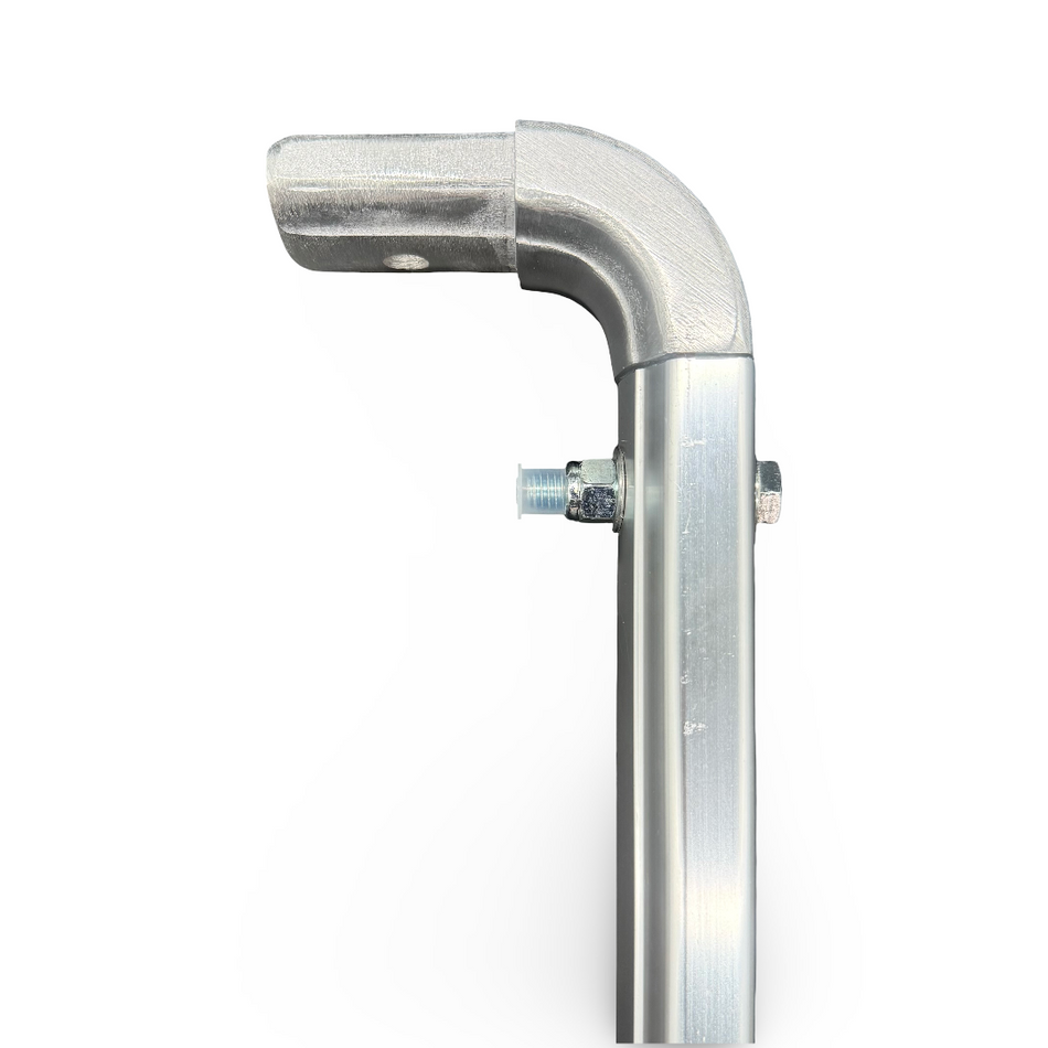 93" Aluminum Upper Tarp Arm with 90° Corner