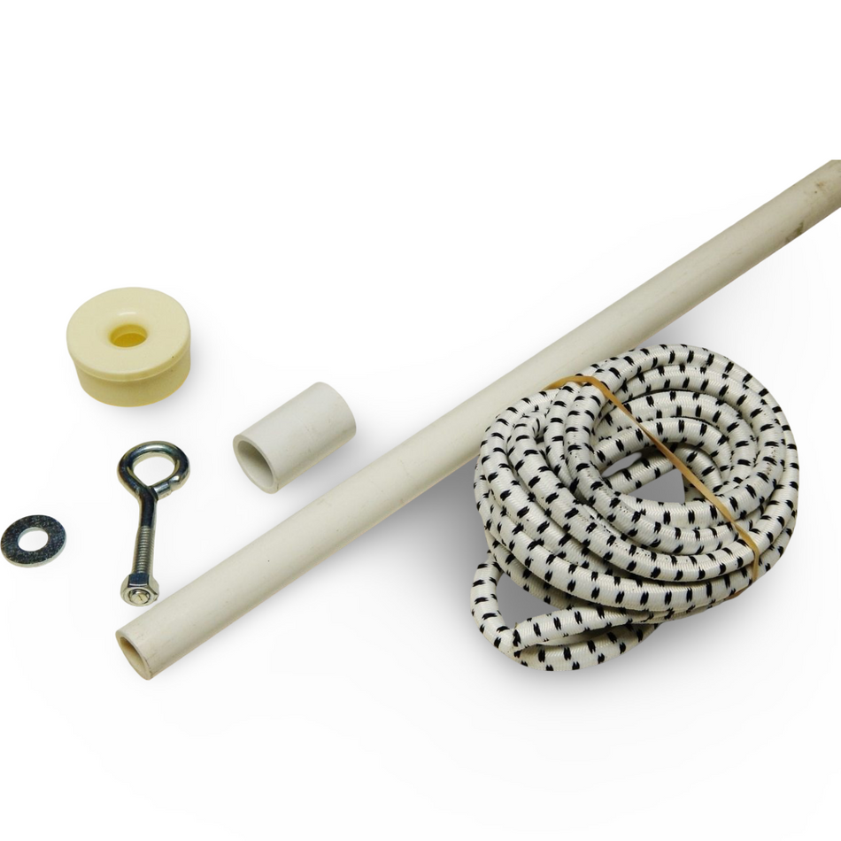 Complete Return Assembly - PVC, Return Rope and Hardware