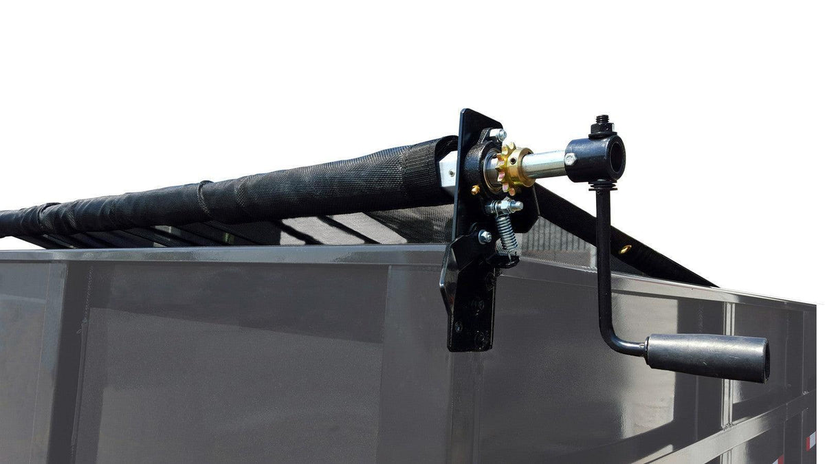 dump trailer tarp kit Crank N' Pull Manual Tarp System – Kym Industries
