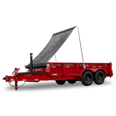 Dump Trailer Tarp System | Manual 4-Spring Aluminum Tarp Kit