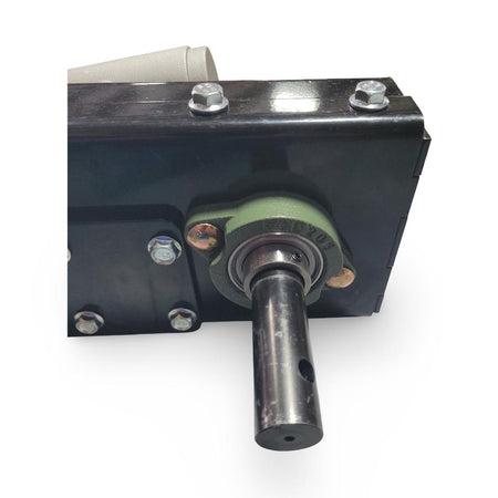 Mechanical component with a shaft and housing on a white background