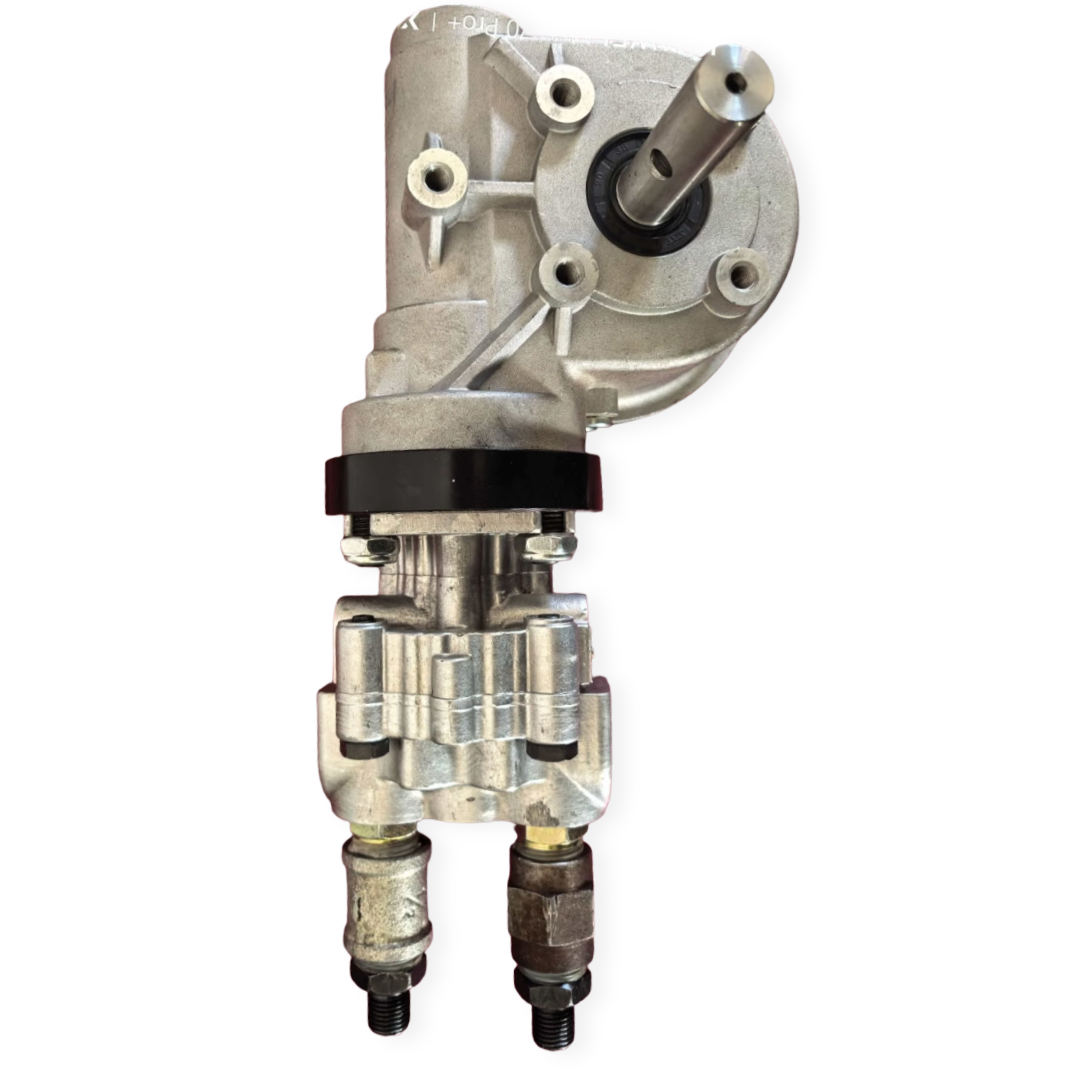 Mechanical component on a white background