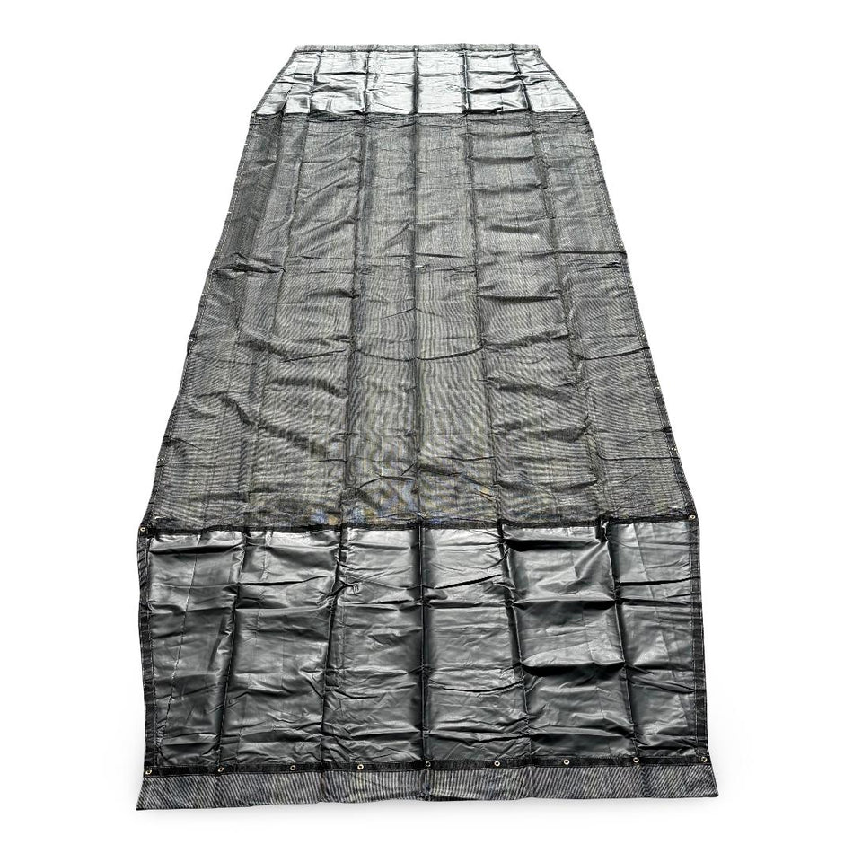 O'Brian Style Universal Multi Mesh Tarp with Retractable Flaps 9'8" X 28'