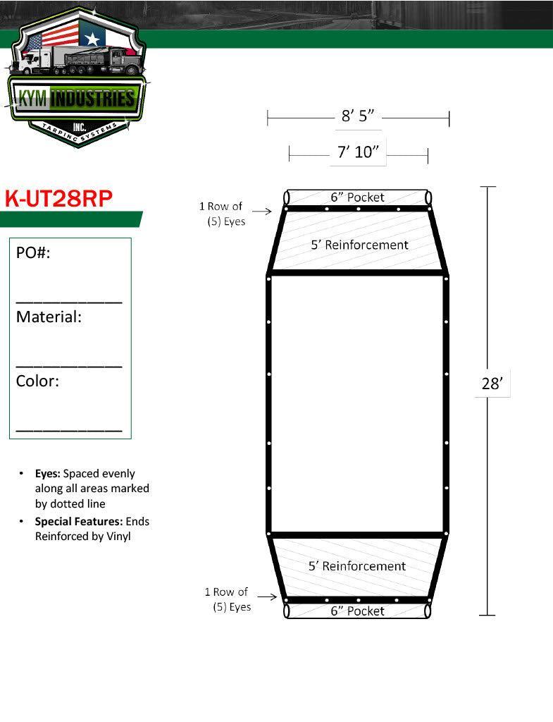 Pioneer Rack and Pinion Multi-Mesh Universal Auto Tarp with Flaps