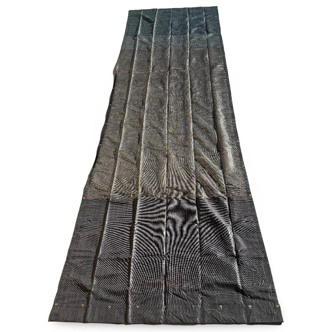 8' x 28' Straight Cut Multi-Mesh Auto Tarp for Roll-Offs – Kym