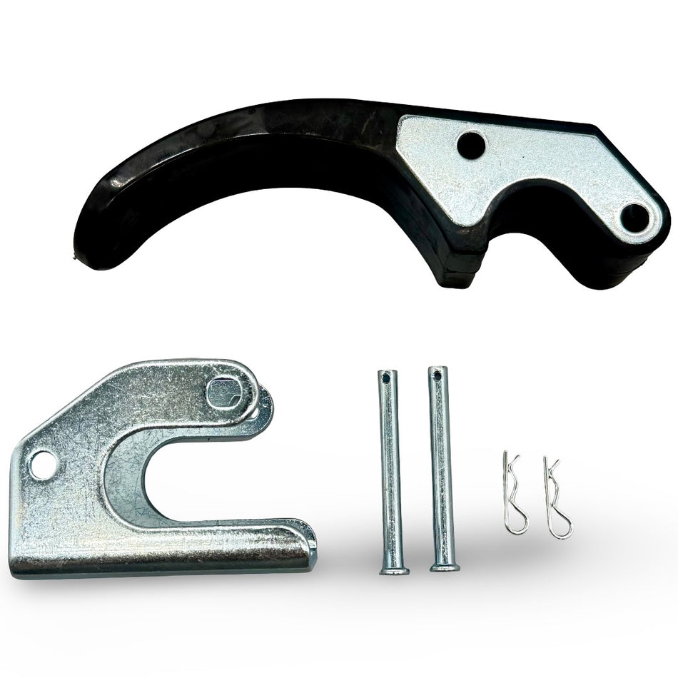 Complete Rubber Tarp Stop - 3" Upright, Bracket and Pins