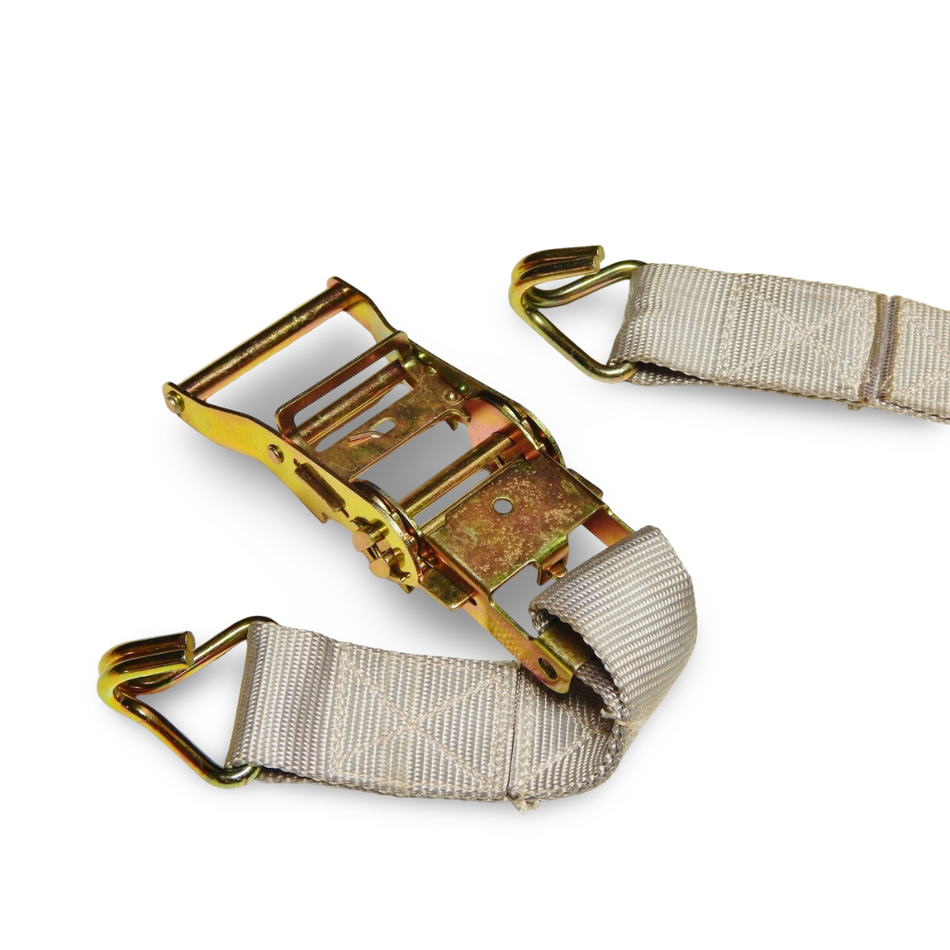 2" Ridge Strap and Ratchet Set with Hook 46' Length