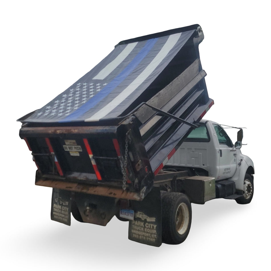Thin Blue Stripe Flag Tarp