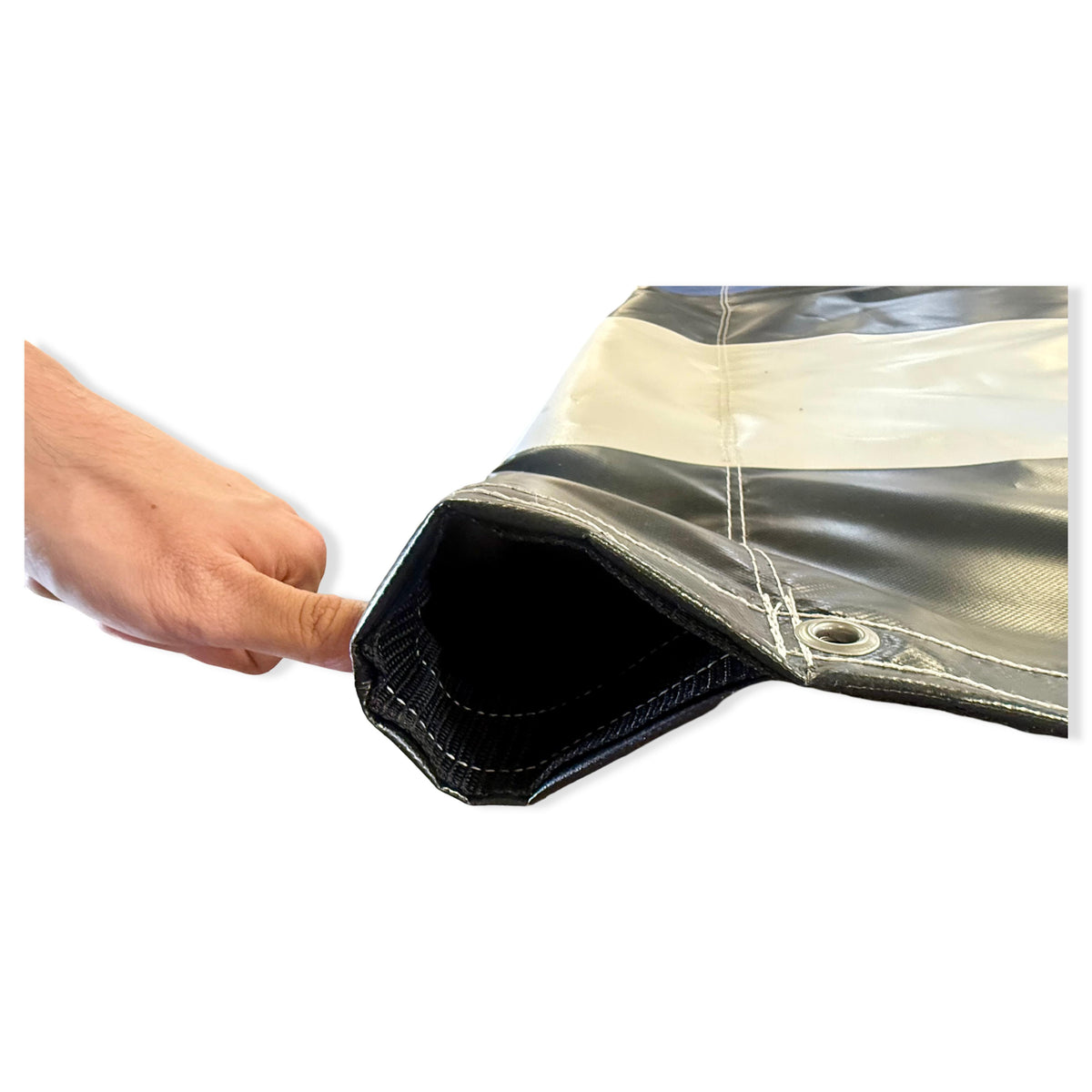 taxi tarp sierks Thin Blue Stripe Flag Tarp
