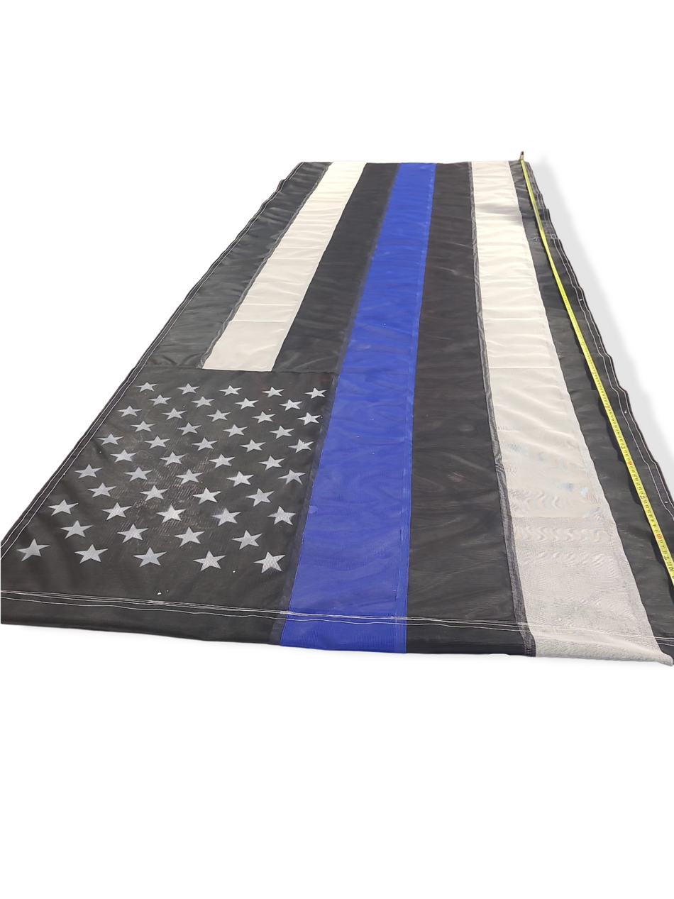 Thin Blue Stripe Flag Tarp