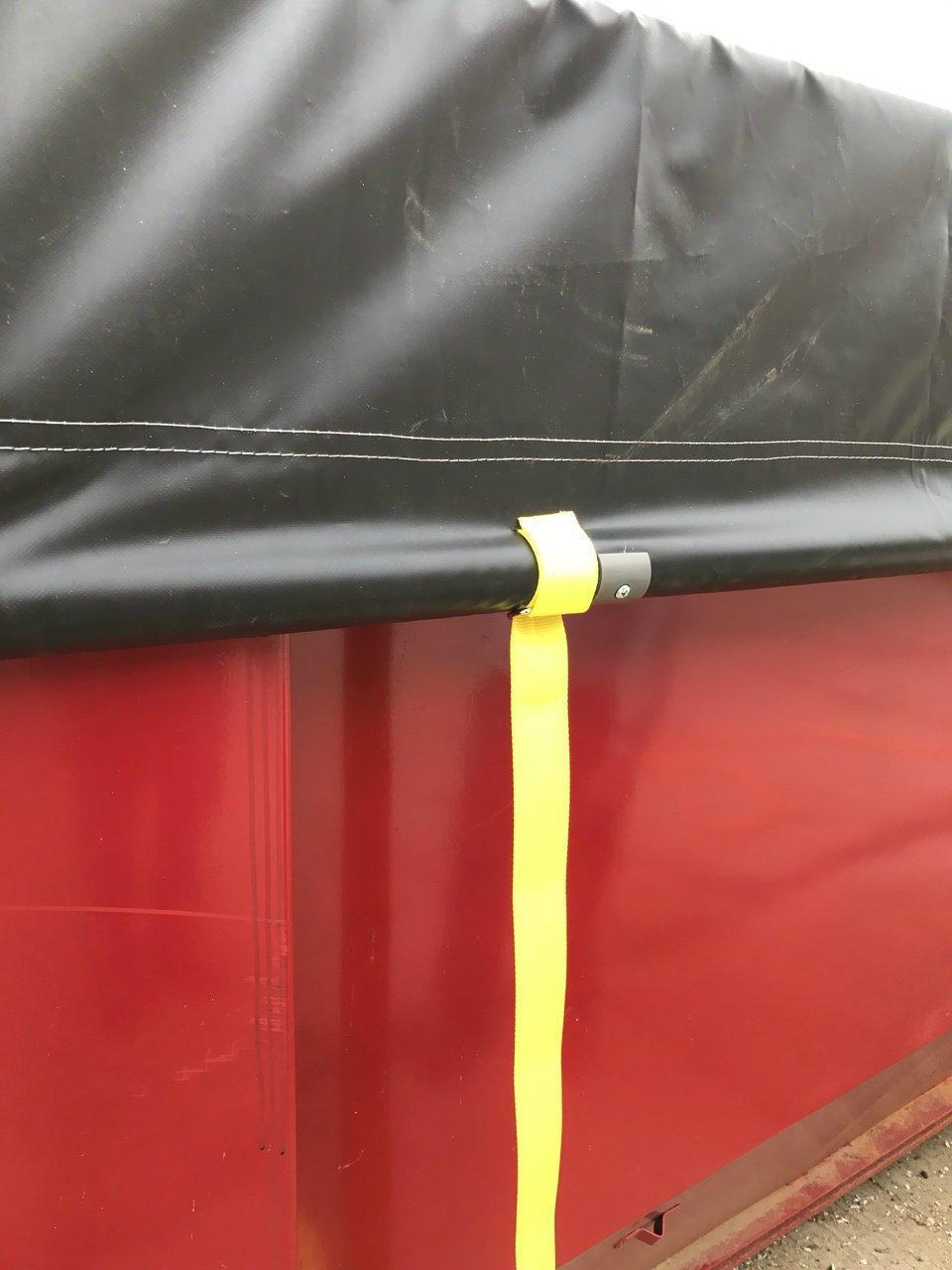 2" PBR Roll Tube Hold Down Set. D-Ring, Ratchet and 9' Strap